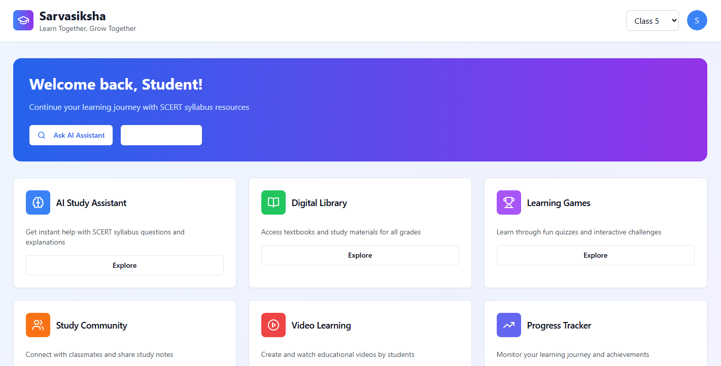 Sarvasiksha AI Education Platform